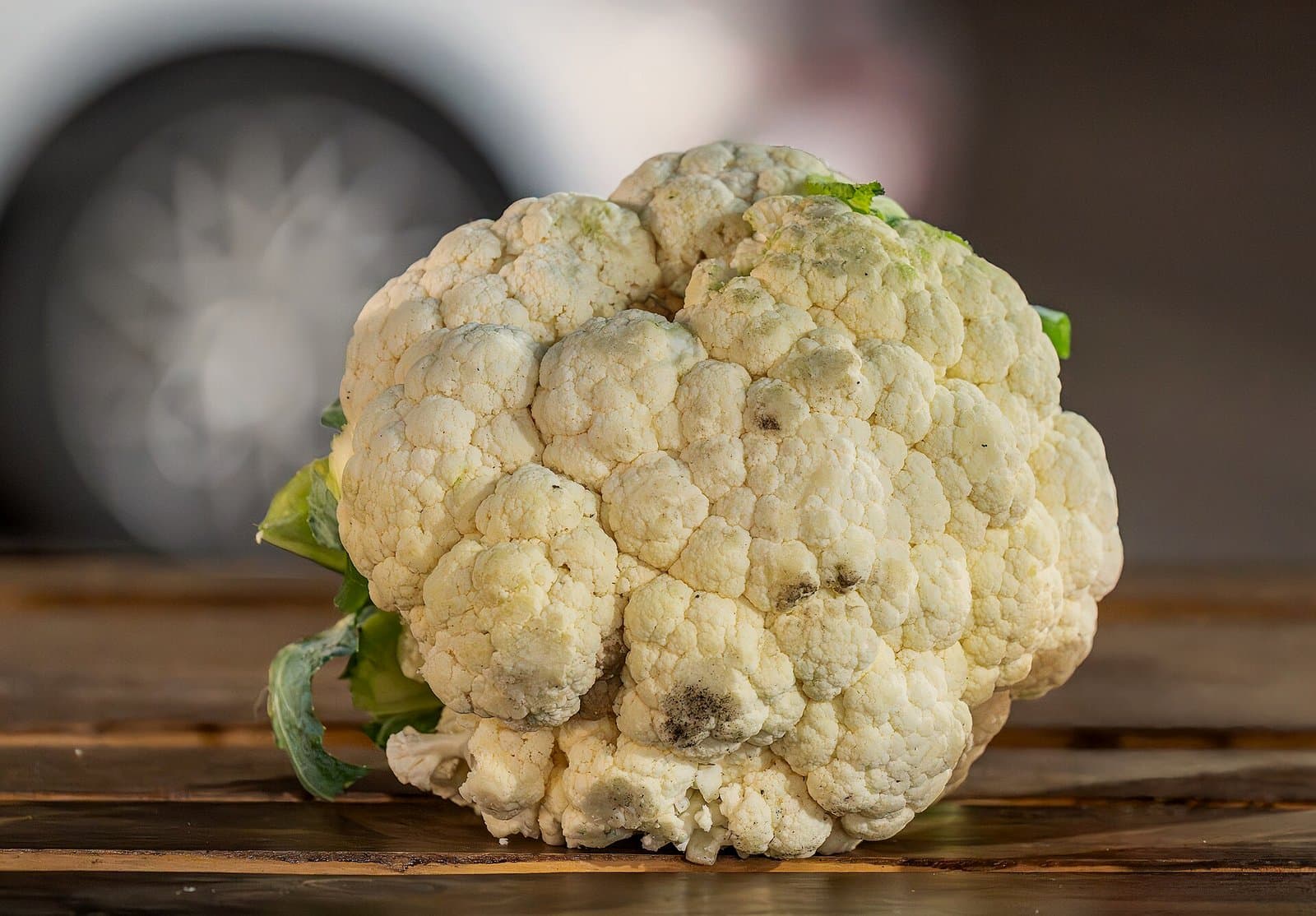 A head of cauliflower