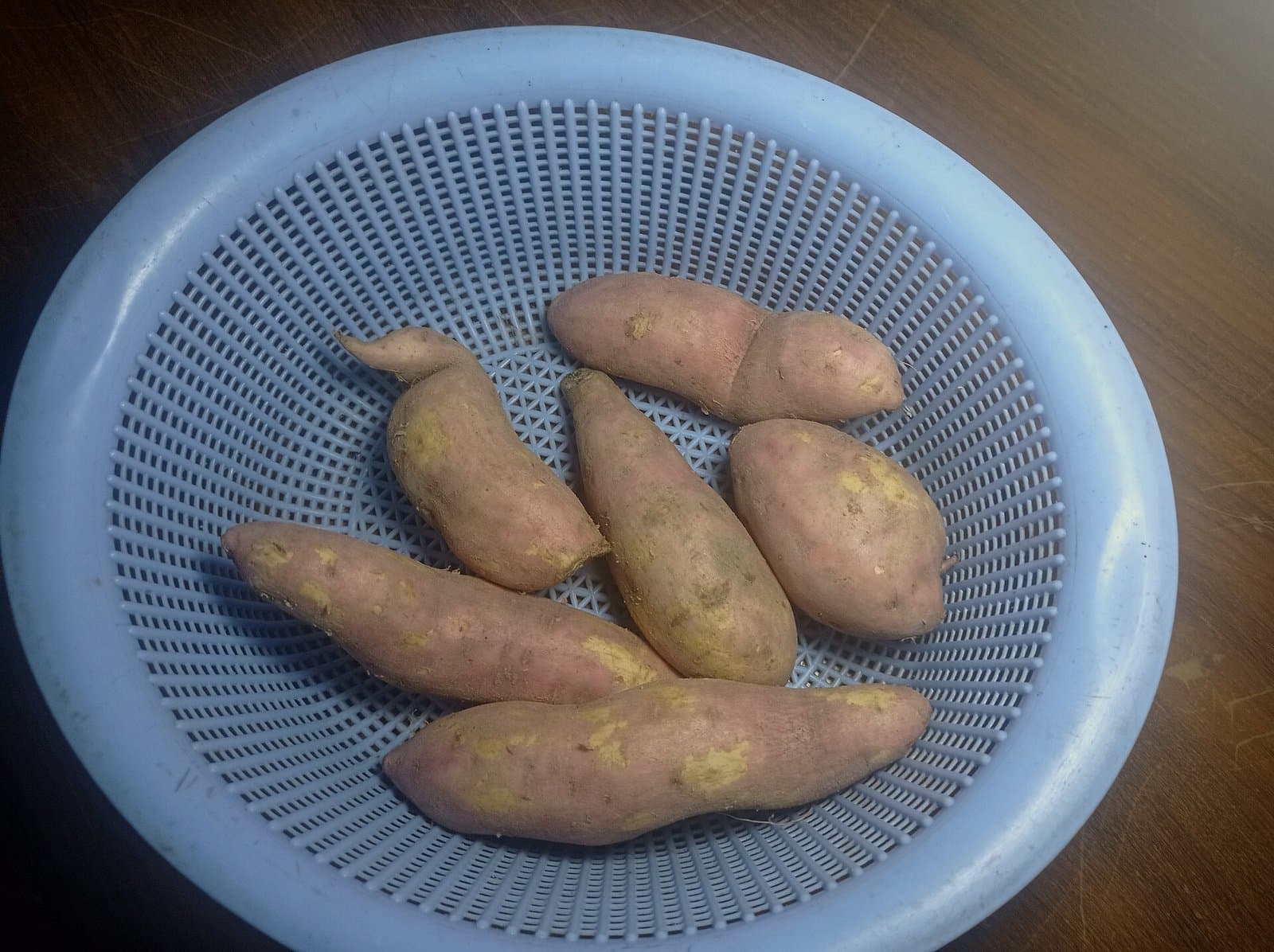 Whole sweet potatoes